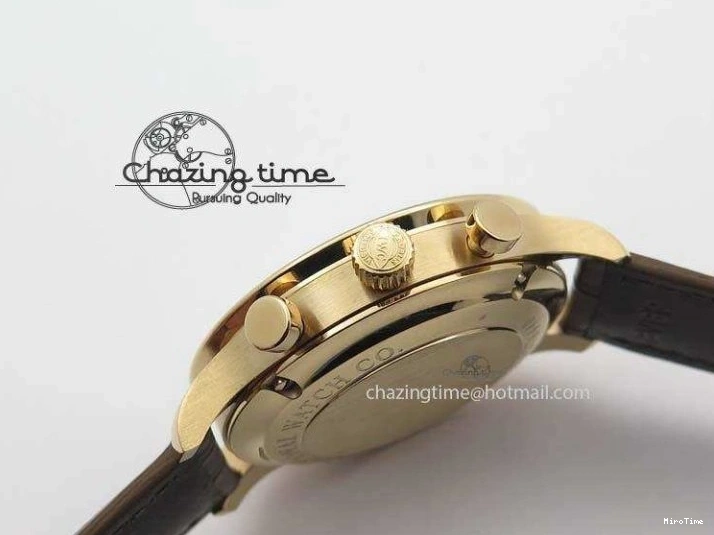 MIROTIME 0418 Portuguese Chrono RG IW371480 ZF 1:1 Best Edition White Dial On Brown Leather Strap A7750 V HighPerformance 7266